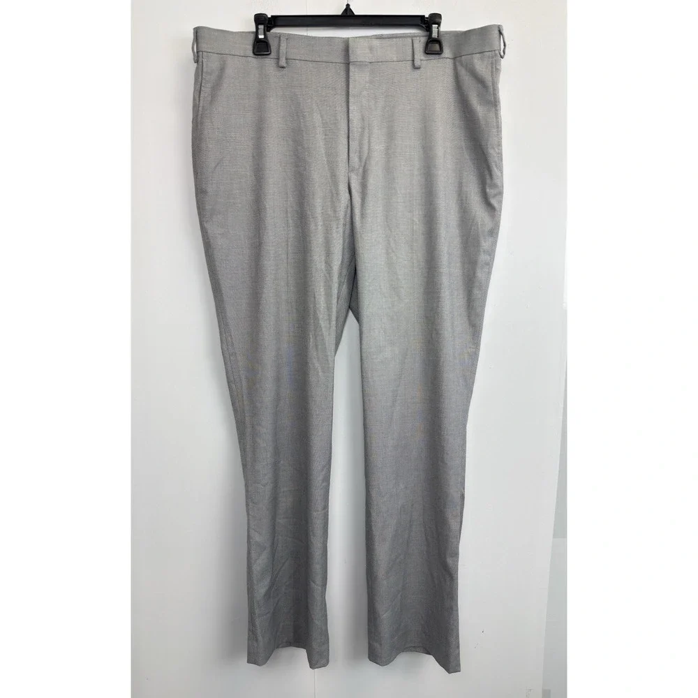 Apartment 9 Premier Flex Slim Fit Dress Pants‎ Mens 38x32 Gray Stretch